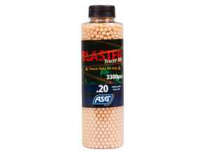 ASG Blaster Tracer selvlysende 0,2g kuler 3300 stk rød