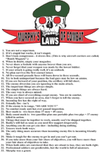 Murphy's Laws of Combat poster MP02