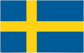 Fullstørrelse svensk flagg 150x90cm