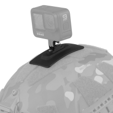 Wosport skinne/GoPro montasjesett for hjelm med borrelås