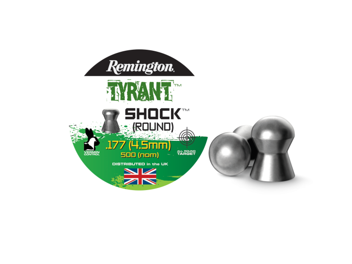 Remington Tyrant Shock 4,5mm 500 stk 20454