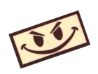 Camotech smiley-merke med borrelås ørken