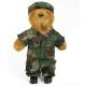 Uniform til teddybjørn US Army woodland 52cm