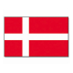Fullstørrelse dansk flagg 150x90cm