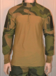 ARMO Tactical Combat shirt m/albuebeskyttere skogkamo str XL