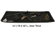 Leapers 37,5 X 132cm våpenpussmatte - svart