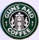 Guns and Coffee 3D PVC Patch