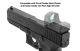 Leapers Super Slim RDM20 montasje for rødpunktsikte til Glock pistoler