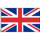 Fullstørrelse flagg fra Storbritannia (Union Jack) 150x90cm